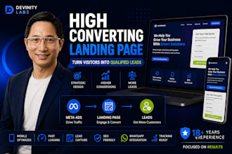 create a landing page for lead generation