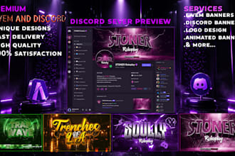 create premium 3d fivem server branding, discord banners and animated logo