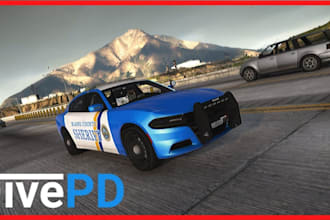 develop fivepd, lspdfr and nopixel inspired police rp server for fivem