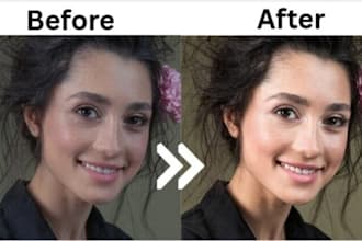 retouch your photo and remove blemishes acne spots
