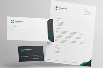 design a professional business envelope for your brand