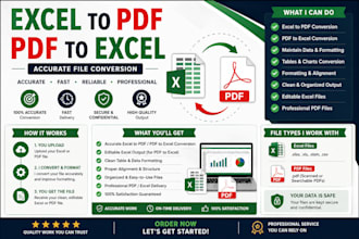 convert  PDF to excel and data formatting
