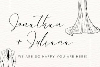 design wedding invite templates that are tailored to your day