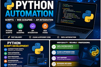 develop python scripts  automation web development