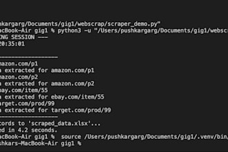 write custom python automation scripts and web scrapers