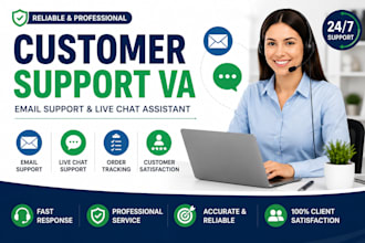 be your customer support VA for email and live chat