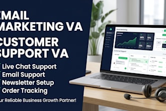 be your customer support and email marketing VA