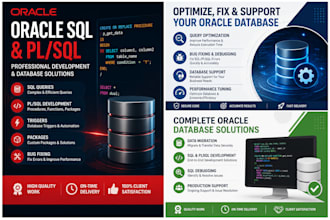 write oracle sql queries, pl sql procedures, functions, triggers and packages