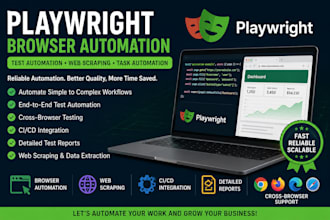 do test automation using selenium and playwright for QA