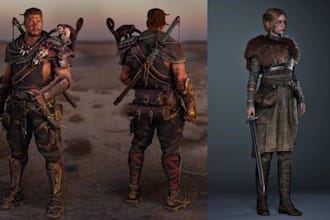 turn your concept art into a game ready 3d character for unreal engine and unity