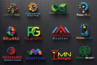 design morden minimalist business logo complete  corporate brand identity