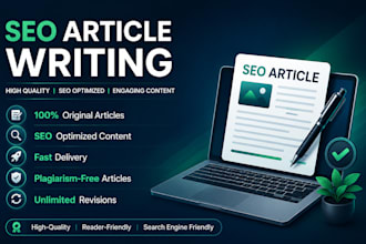 write seo blog posts,articles and website content