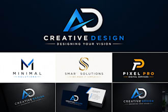 creata a professional modern luxury logo design