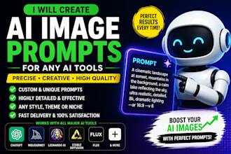 create ai image prompts and realistic photo prompts