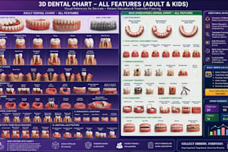 design 3d dental surgica teeth model orthodontic crown bridge implant gum veneer