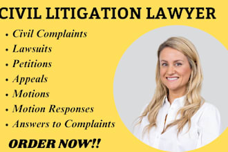 proofread your appeals,motions,lawsuit as your civil lawyer in california and ny