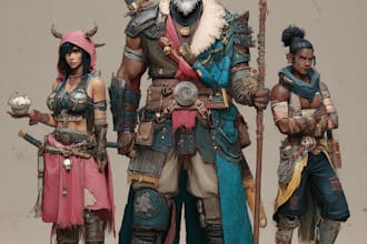 design professional and detailed concept art