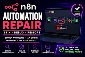 fix your broken n8n automation and webhook errors