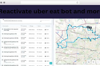 reactivate uber eats bot roadie bot doordash bot zifty bot uber black bots