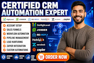 gohighlevel jobber funnel gohighlevel rei reply hubspot workflow zendesk, zapier