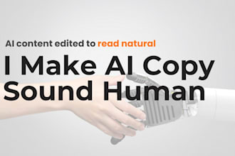 humanize ai content for blogs and website copy