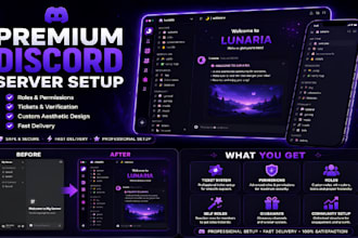 create a premium custom discord server