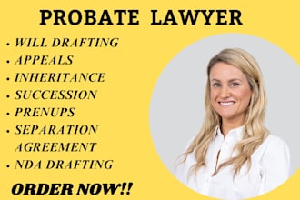 expertly write and review probate documents as a lawyer in california and ny