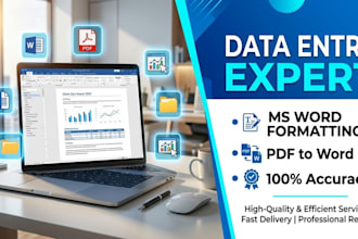 expert ms word data entry, copy paste