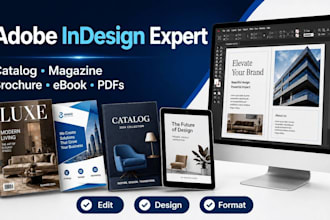 format books, ebooks, brochures, and magazines in adobe indesign