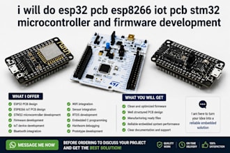 do esp32 pcb esp8266 iot pcb stm32 microcontroller and firmware development