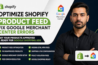 do optimize shopify product feed fix google merchant center product feed errors
