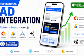 integrate admob, facebook ads, and adsense in your app