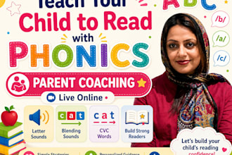 teach parents teach their child to read with phonics