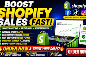 boost shopify sales shopify marketing sales funnel promote shopify store sales