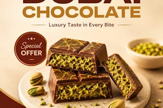design an eye catching food poster
