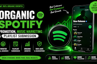 do organic spotify promotion music marketing and playlist submission
