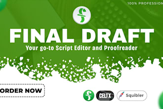 proofread and edit your script or screenplay for typos, grammar and clarity