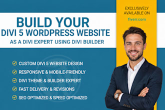be your divi expert for divi website, wordpress divi 5 builder