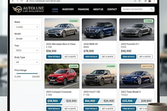 build professional websites for car dealerships, hotels, and gyms