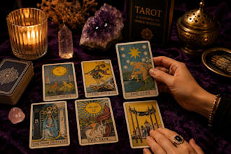 offer a mindful and spiritually guided tarot reading
