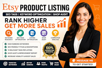 do etsy product listing SEO tags keyword research optimization etsy shop audit
