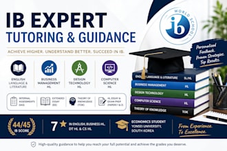 write your ee, ia, tok or tutor for ibdp