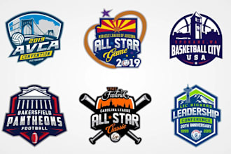 design modern hockey logo in illustrator