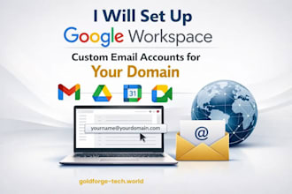 set up google workspace business email and dns