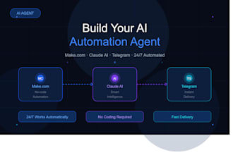 build an ai automation agent and telegram bot for your business