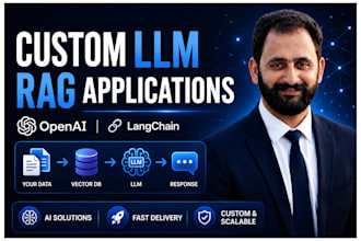 build custom llm and rag applications using openai and langchain