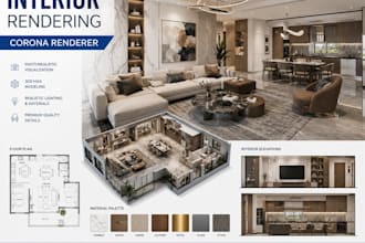 create photorealistic interior renders in 3ds max using corona renderer