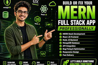 build or fix your mern full stack app professionally