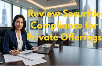 review securities compliance for private offerings