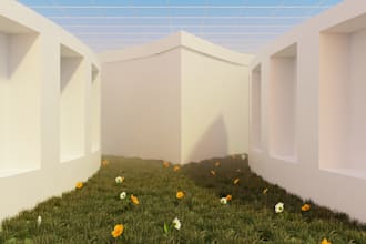 create realistic 3d environments and assets for scenes